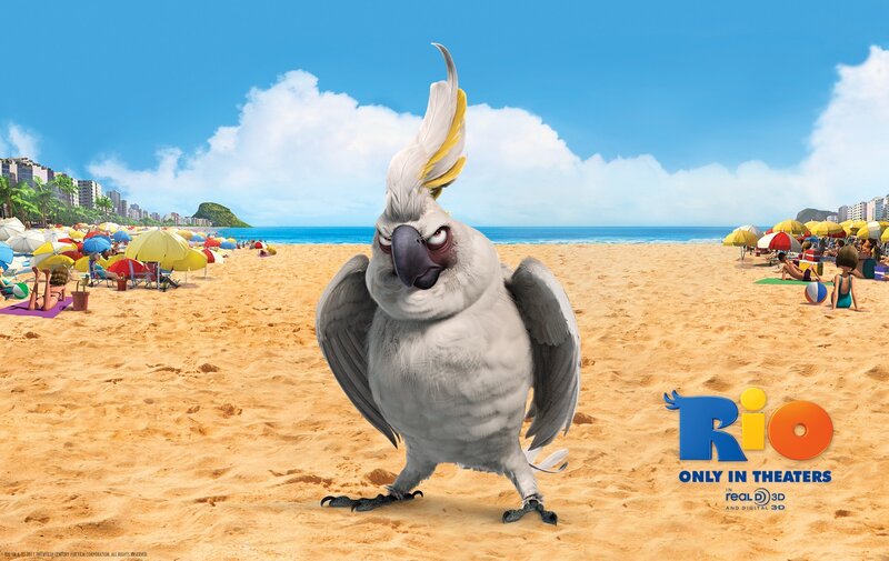 Rio movie beach scene
