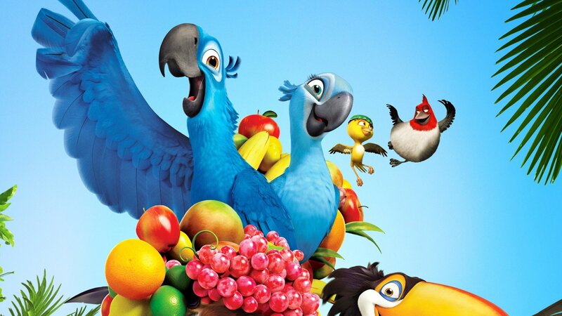 Rio movie characters with fruit