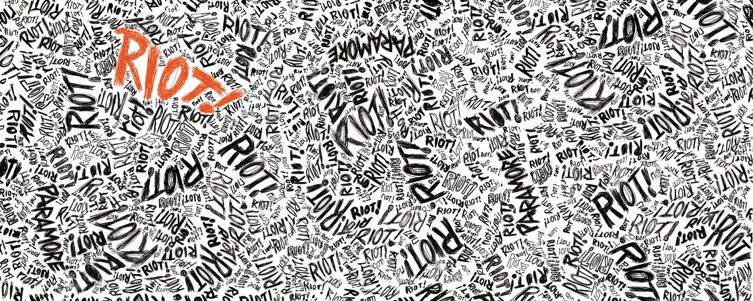 Riot word art design