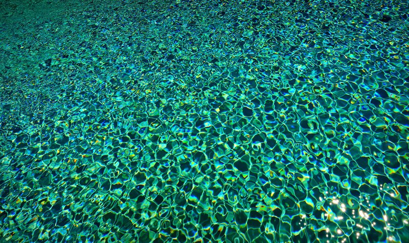 Rippled Pool Water — Blue