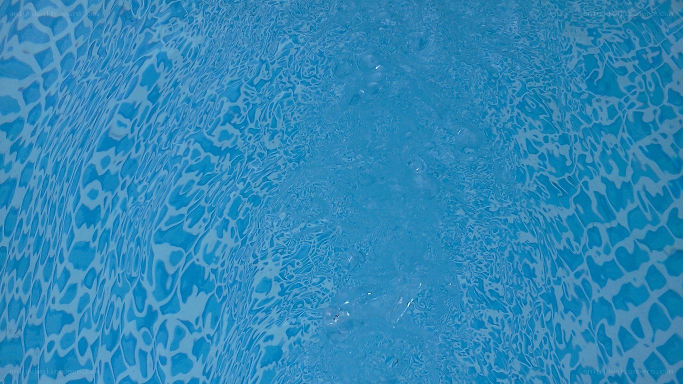 rippled pool water surface
