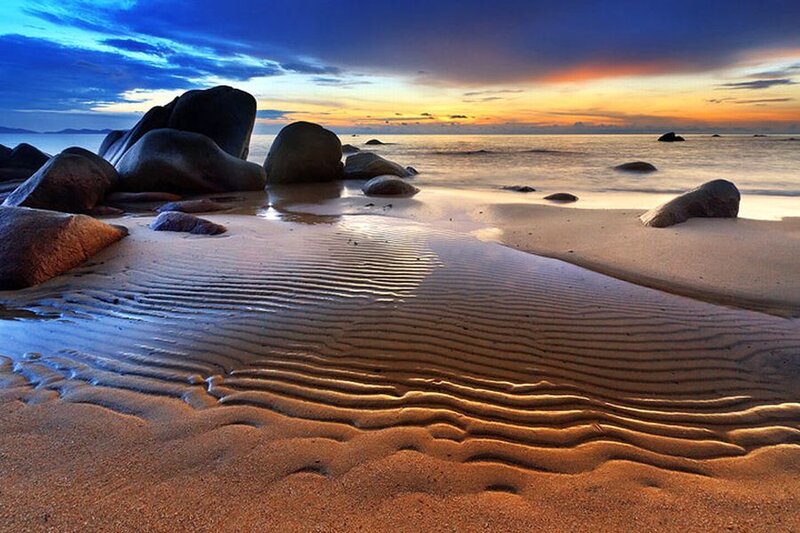 Rippled Sand Beach — Blue