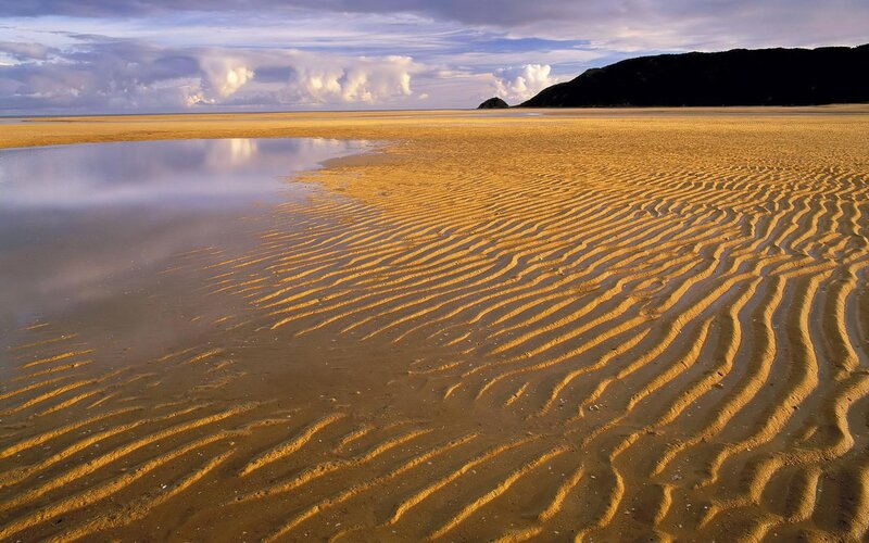 Rippled Sand Beach