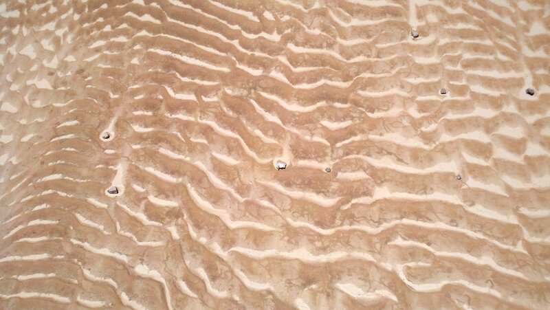 Rippled Sand Patterns — Beige