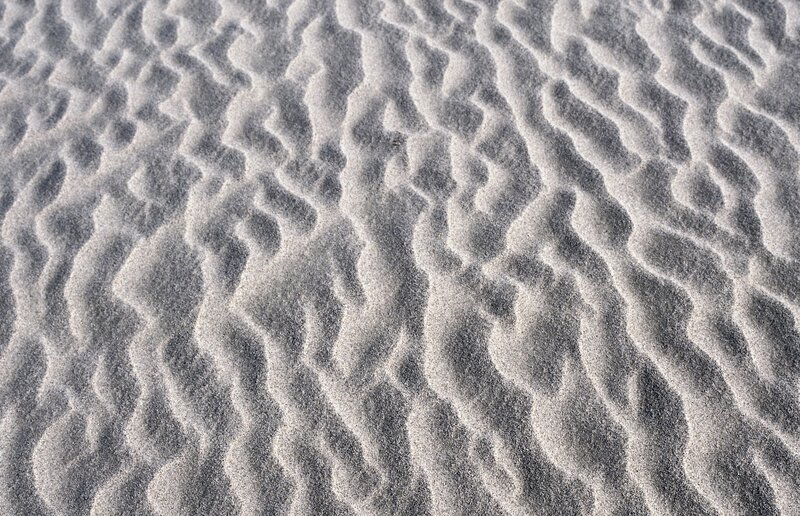 Rippled Sand Patterns — Gray, Calm