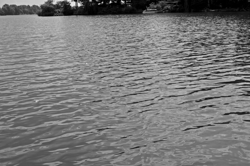 Rippled Water Surface — Black