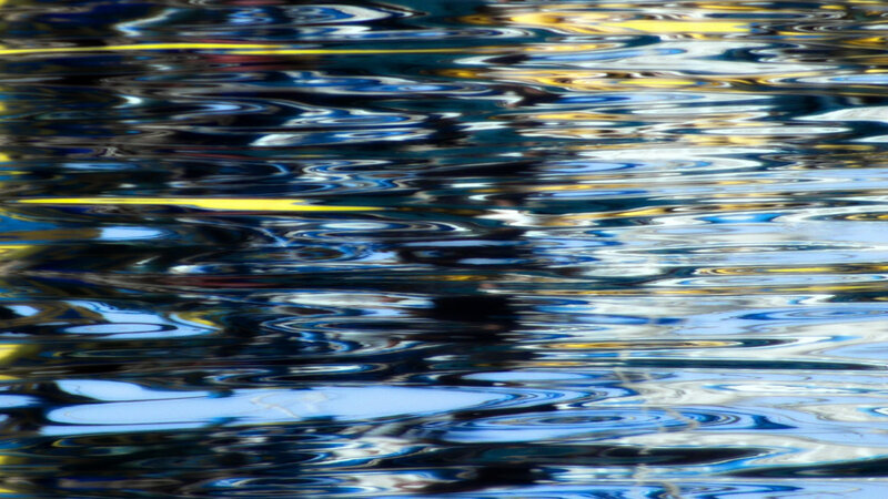Rippled Water Surface — Blue, Calm, Photograph