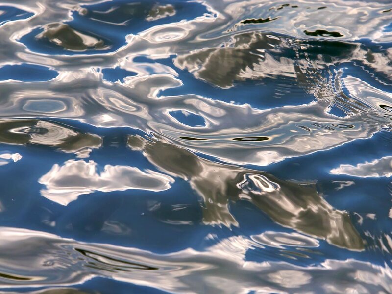 Rippled Water Surface — Blue