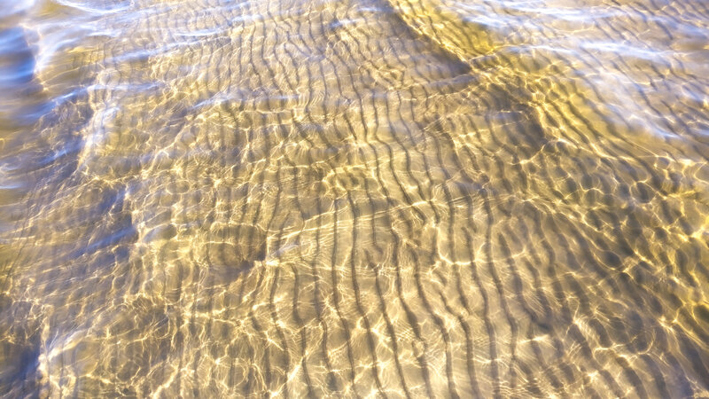 Rippled Water Surface — Gold