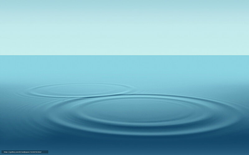 Ripples on calm water