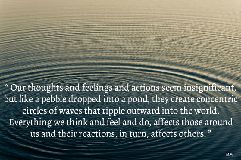 Ripples on Pond Water