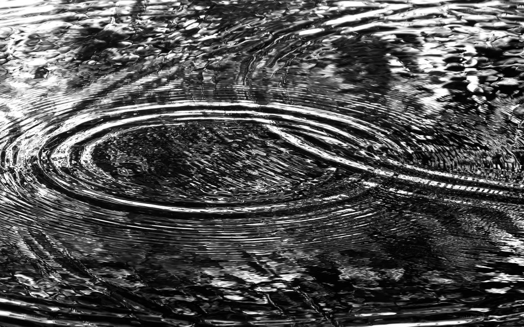 Ripples on water surface