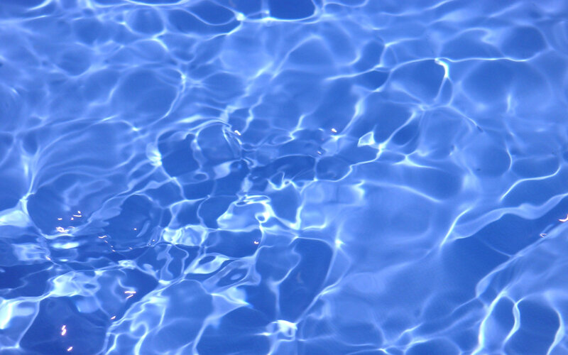rippling blue water surface