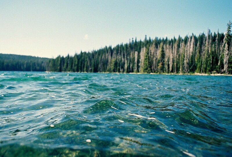 Rippling Lake Water — Blue, Serene, Afternoon
