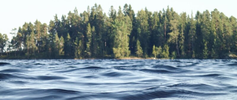 Rippling Lake Water — Blue, Serene