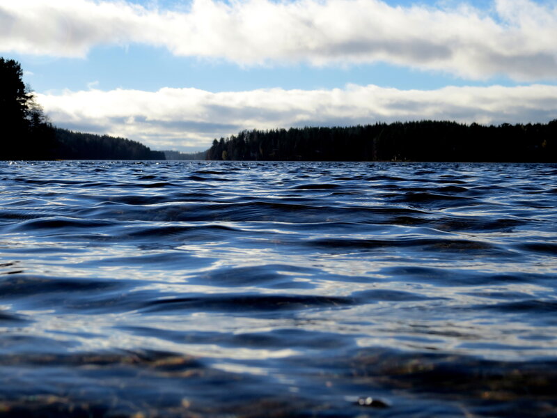 Rippling Lake Water — Blue
