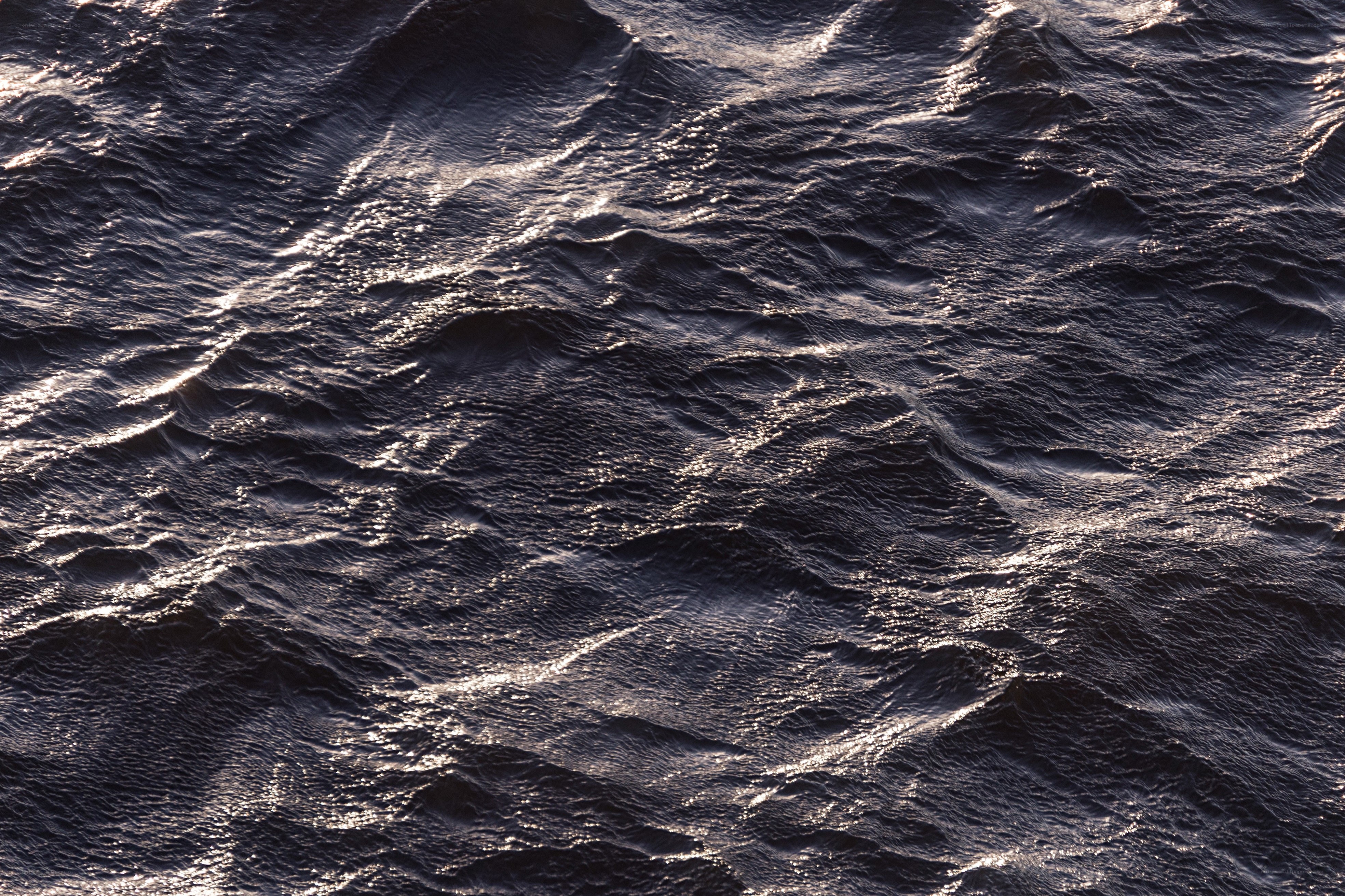 Rippling ocean surface