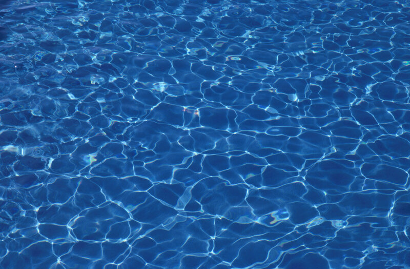 Rippling Pool Water — Blue, Calm
