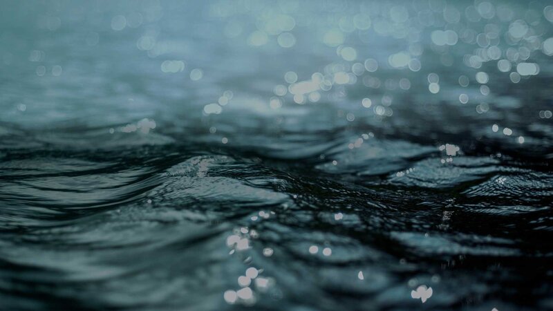 Rippling Water Surface — Blue, Calm, Photograph, Light Reflections
