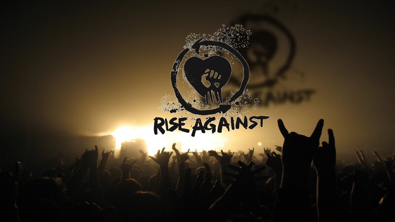 Rise Against concert crowd