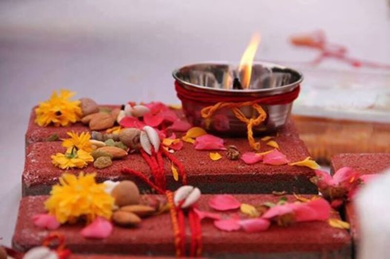 Ritual Offering with Lamp