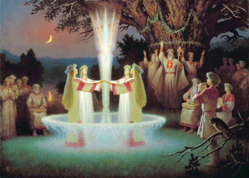 Ritual under the moon