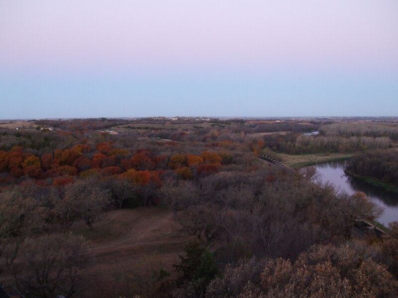 River and Autumn Trees