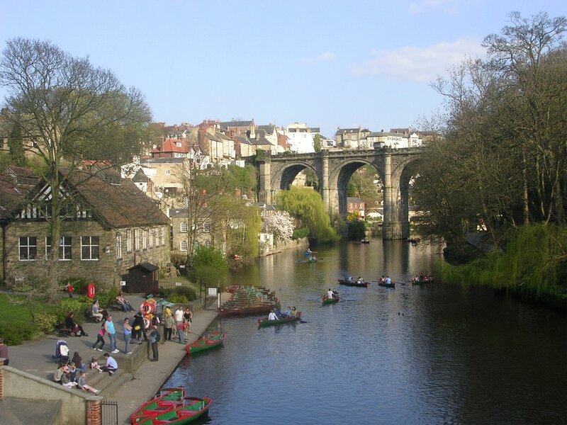 River and bridge in Knaresborough