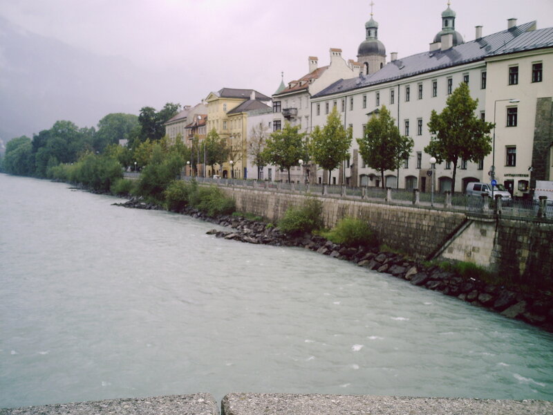 River and Buildings