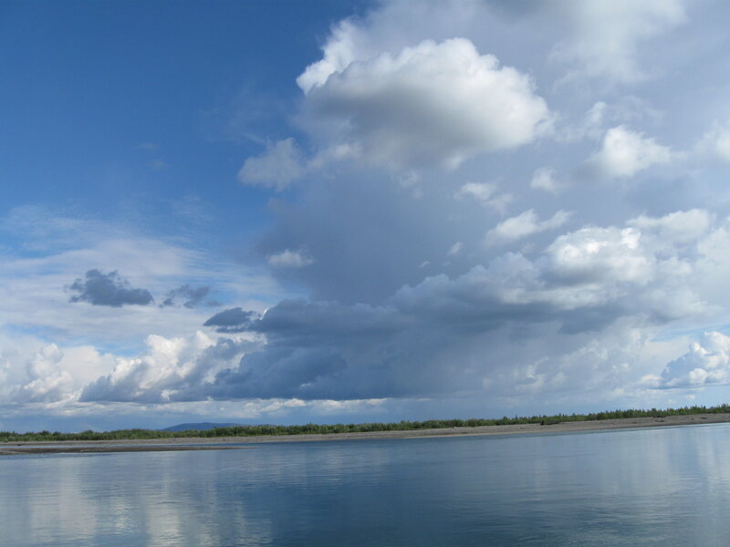 River and Cloudscape