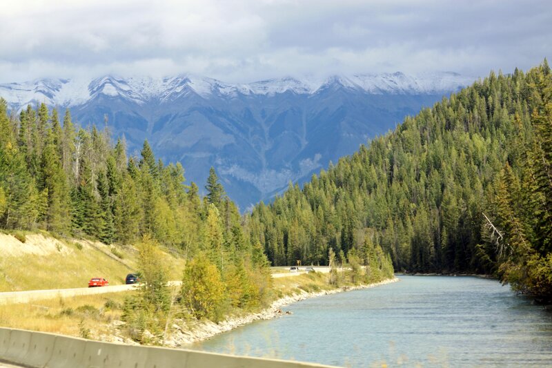 River and Mountains