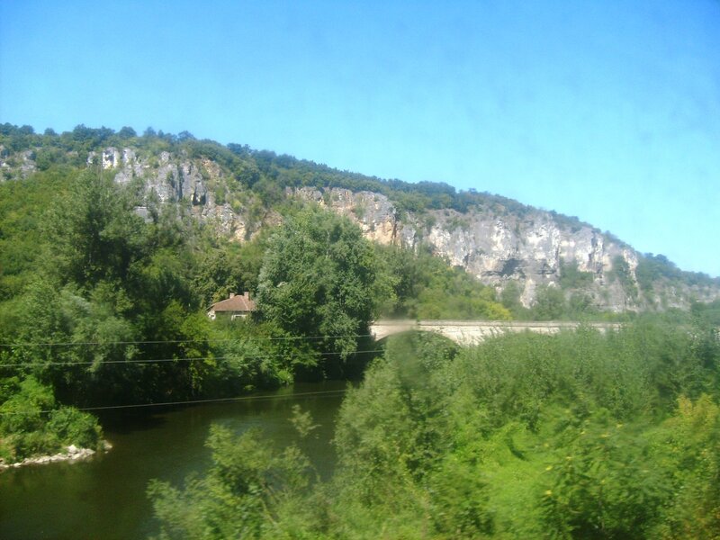 River and Stone Bridge