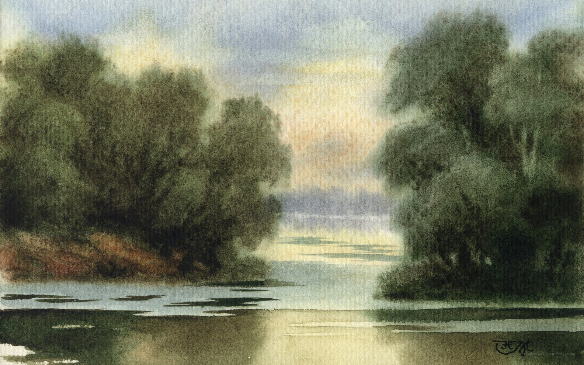 River at Dusk
