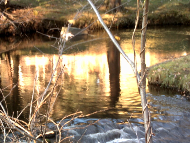 River at golden hour