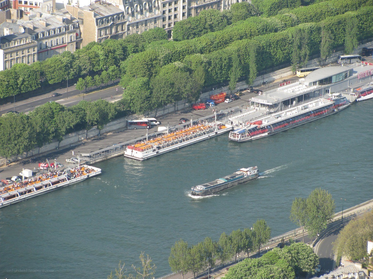 River boats in Paris