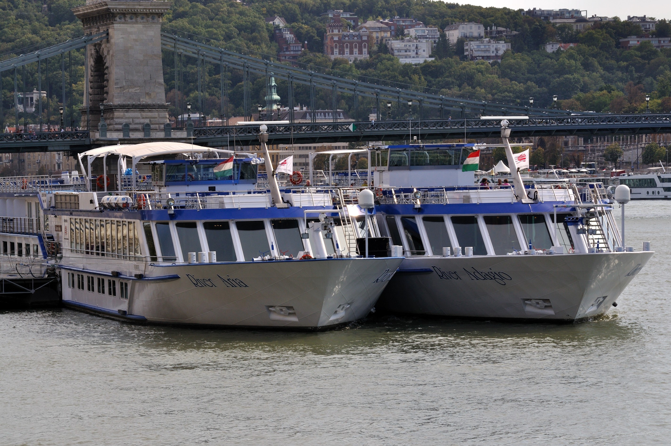 River boats on the Danube