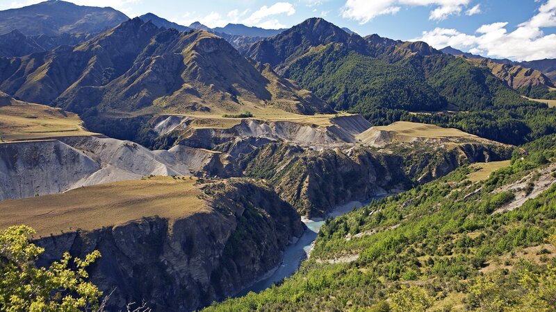 River Canyon in Mountains