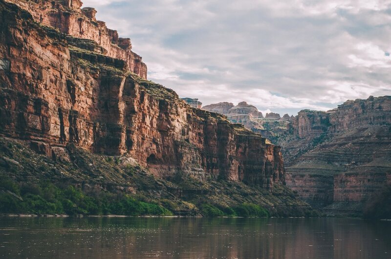River Canyon Landscape — Brown
