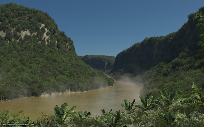 river canyon landscape