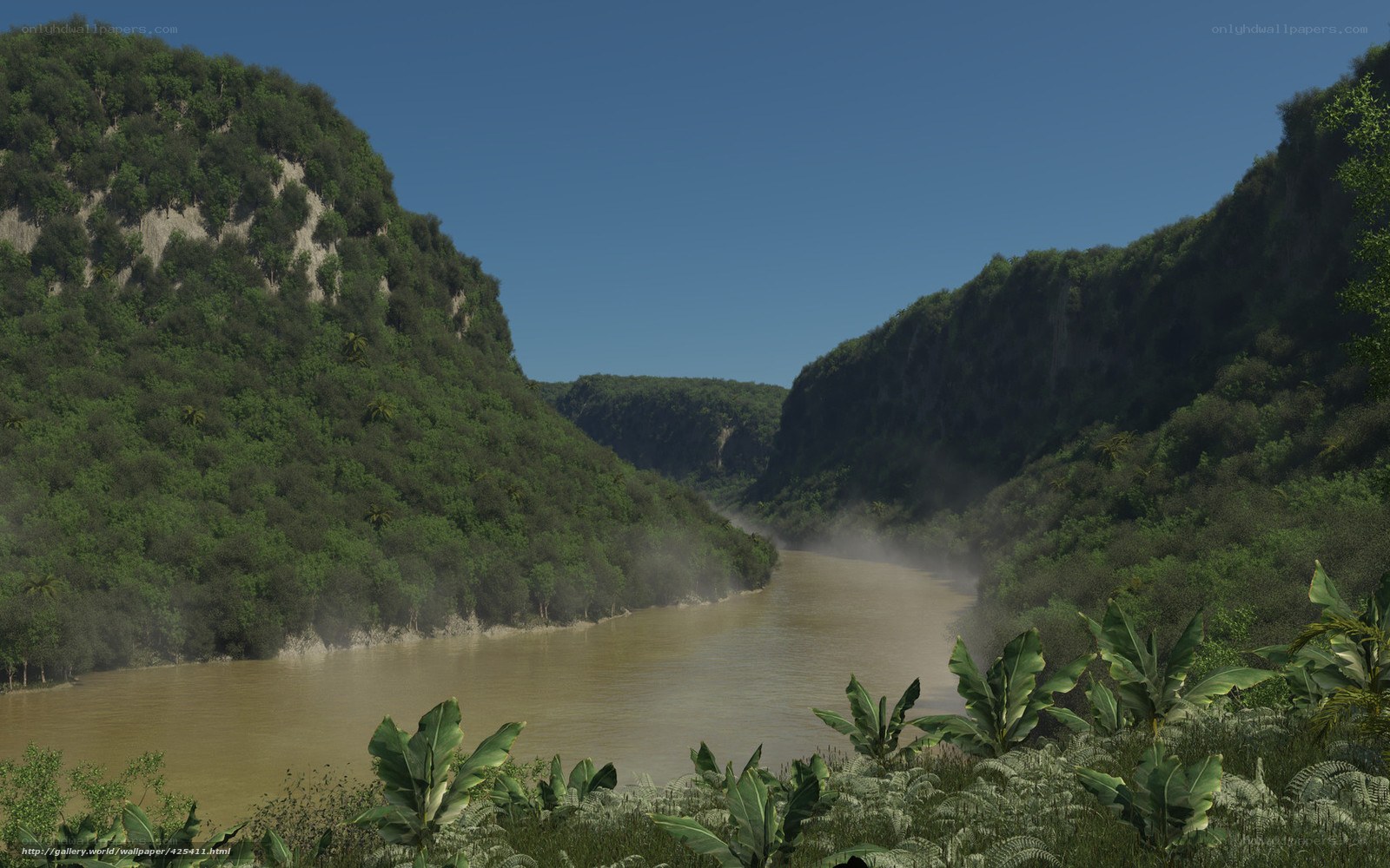 river canyon landscape