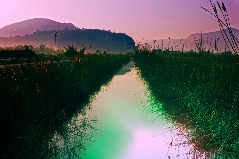 River Channel in Marsh