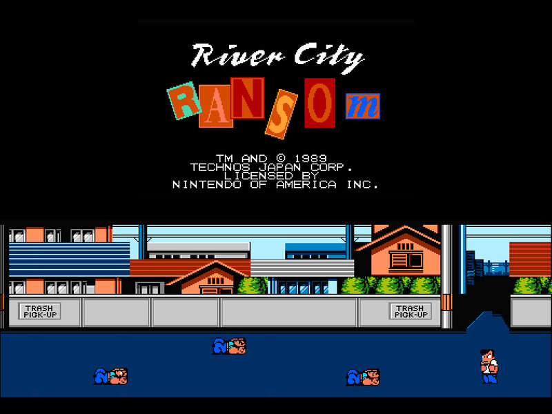 River City Ransom title screen
