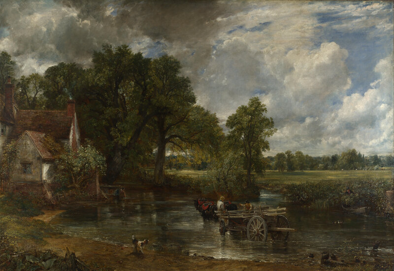 River Crossing with Cart