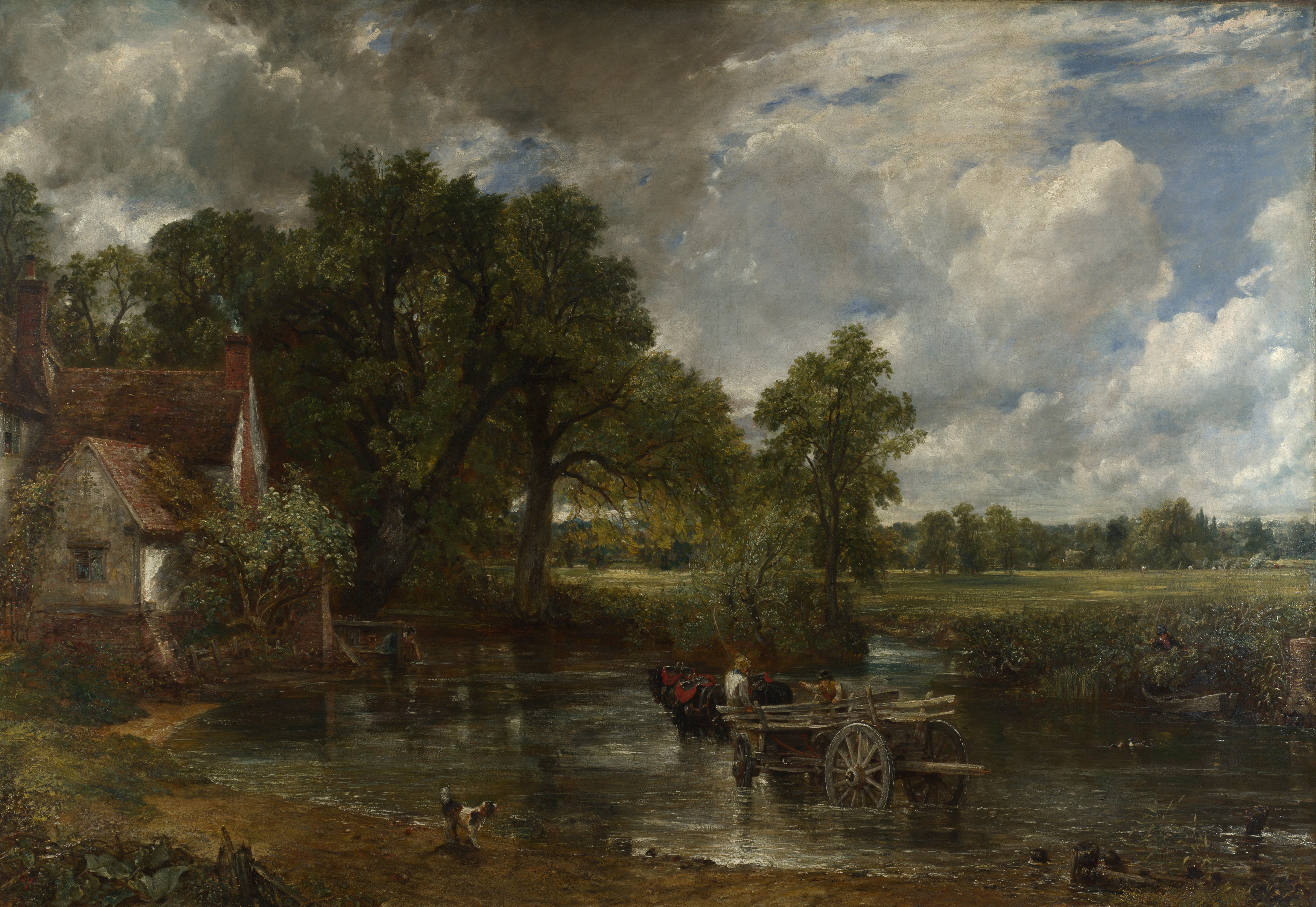 River Crossing with Cart