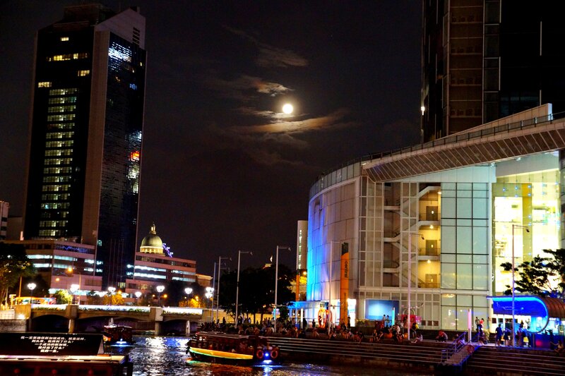 River Cruise Boats at Night