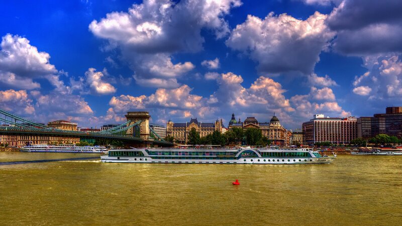 River Cruise Ship on Danube