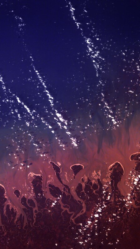 River Delta at Night