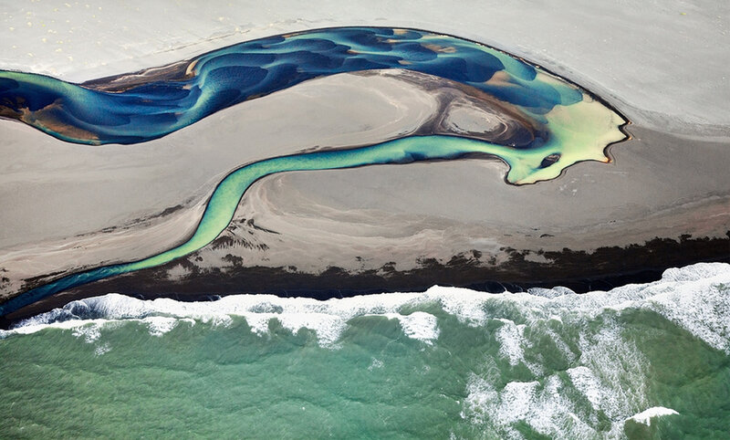 River Delta from Above