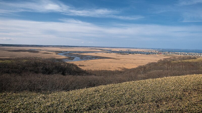 River delta landscape