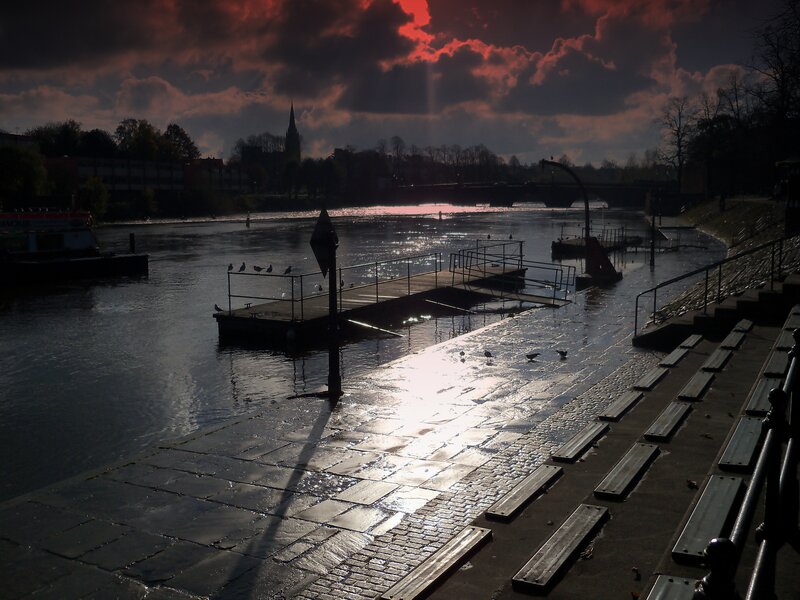 River Dock at Dusk